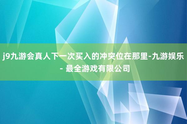 j9九游会真人下一次买入的冲突位在那里-九游娱乐 - 最全游戏有限公司